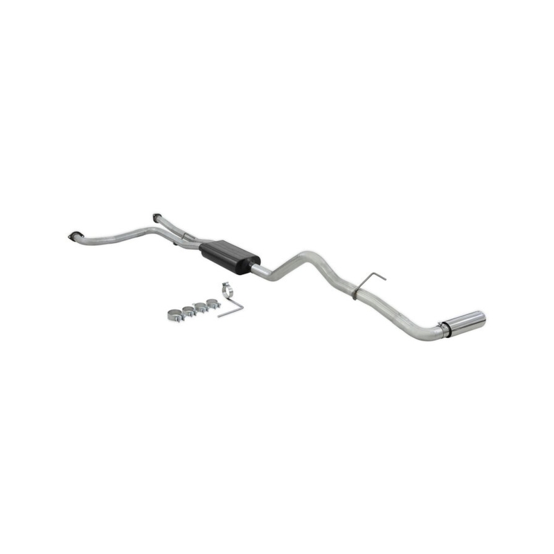 Nissan Frontier Performance Exhaust - Single Rear Exit - Flowmaster - American Thunder Cat-Back - Polished Stainless Steel - `22-`26