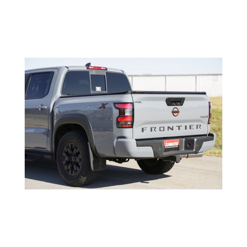Nissan Frontier Performance Exhaust - Single Rear Exit - Flowmaster - American Thunder Cat-Back - Polished Stainless Steel - `22-`26
