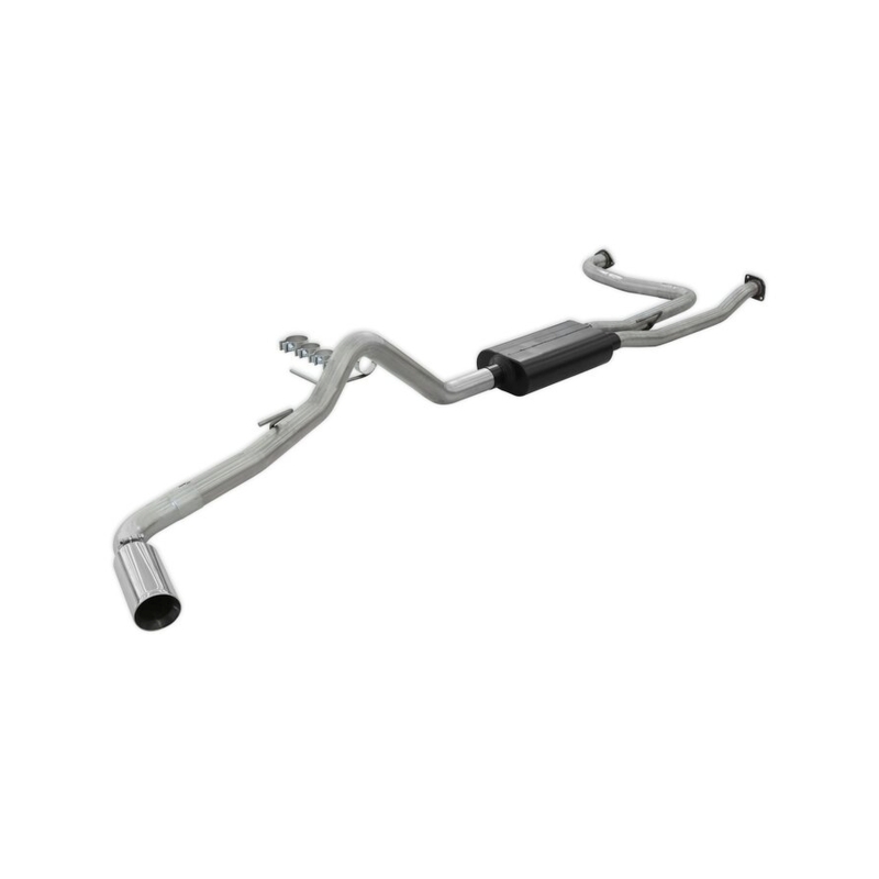 Nissan Frontier Performance Exhaust - Single Rear Exit - Flowmaster - American Thunder Cat-Back - Polished Stainless Steel - `22-`26