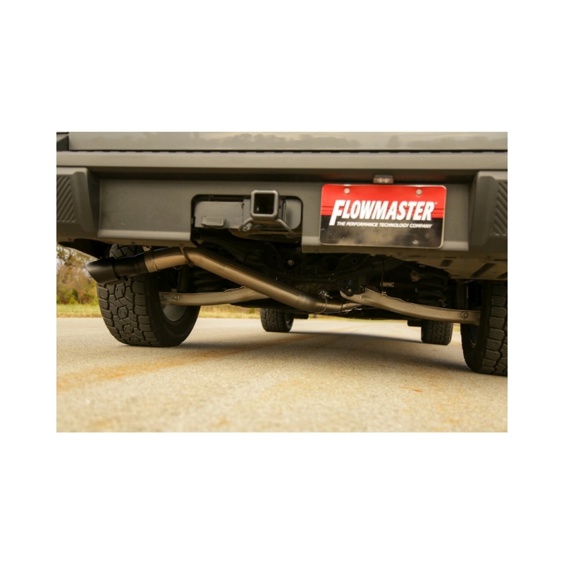 Ford Maverick Performance Exhaust - Flowmaster - Cat-Back, Single Rear or Side Exit, American Thunder - Black - `22-`24