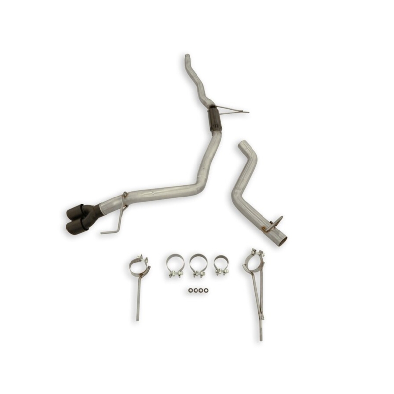 Ford Maverick Performance Exhaust - Flowmaster - Cat-Back, Single Rear or Side Exit, American Thunder - Black - `22-`24
