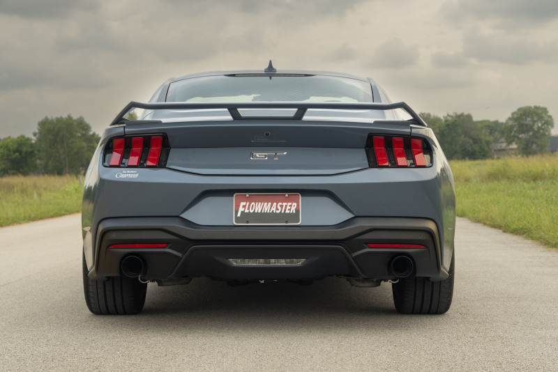 Ford Mustang GT Performance Exhaust - Flowmaster - Outlaw Cat Back, Black Tip, Non-Valved - Black - `24-`26