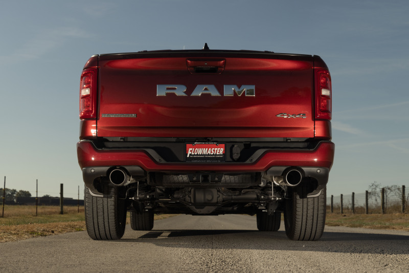 RAM 1500 Performance Exhaust - Flowmaster - Outlaw Cat Back - Black - `25-`26