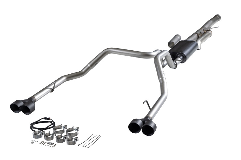 Chevrolet Silverado Performance Exhaust - Flowmaster - American Thunder Cat-Back - Black - `24-`26