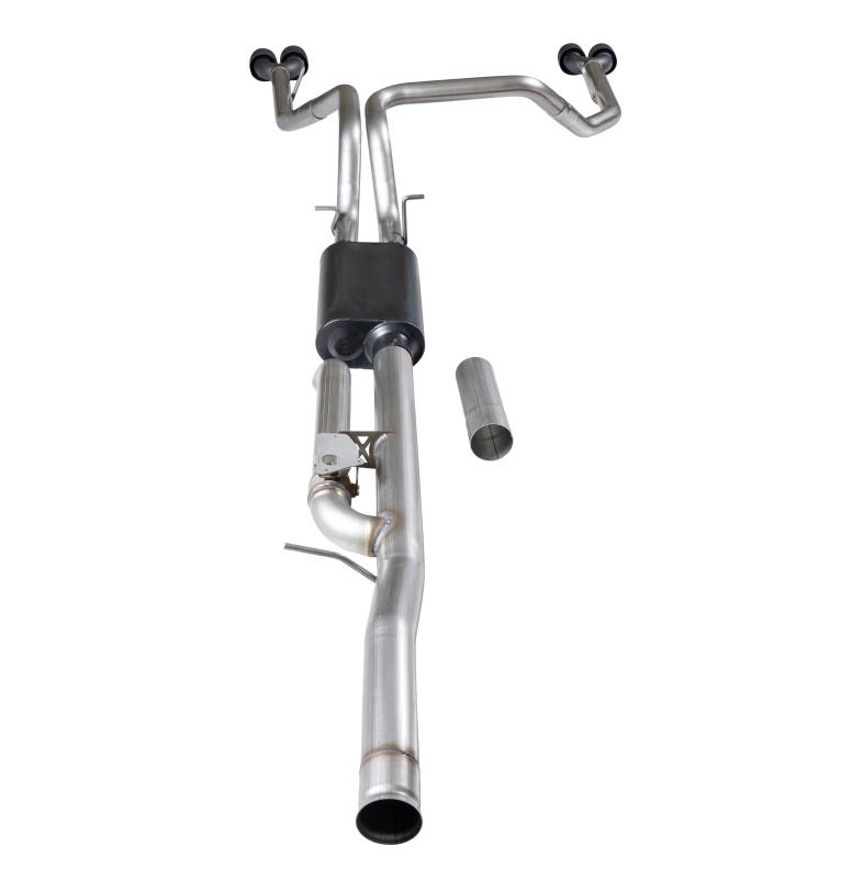 Chevrolet Silverado Performance Exhaust - Flowmaster - American Thunder Cat-Back - Black - `24-`26