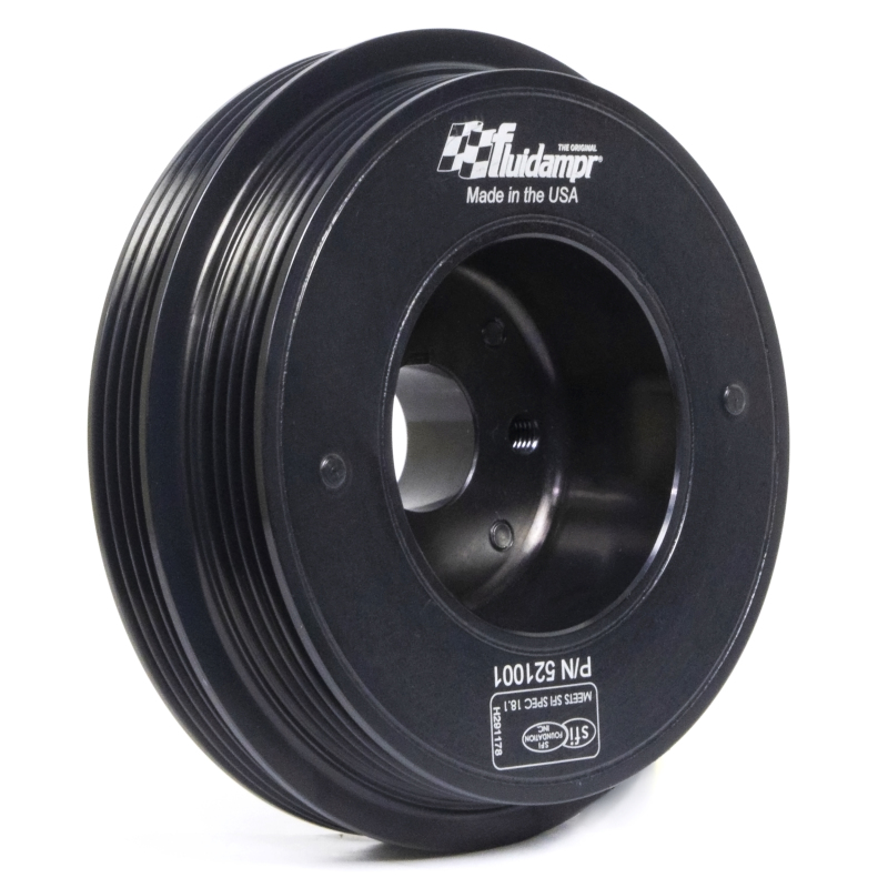 Mazda MX-5 Miata Engine Harmonic Balancer - Fluidampr - Fluidampr, Steel, Internally Balanced - Black Zinc Chromate - `93-`05