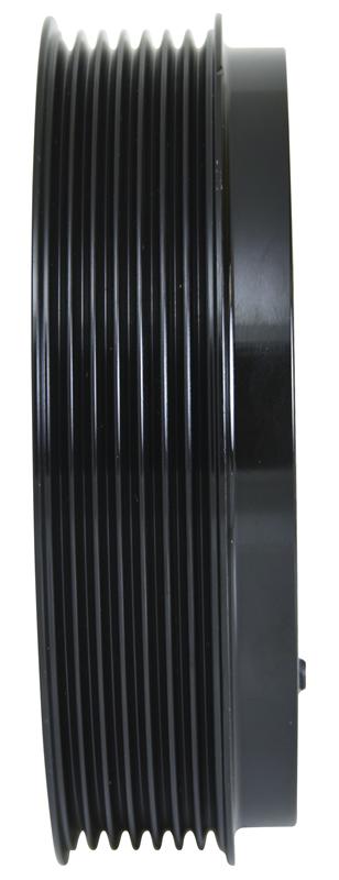 Volkswagen Golf Engine Harmonic Balancer - Fluidampr - Steel Internally Balanced - Black Zinc Chromate - `91-`08