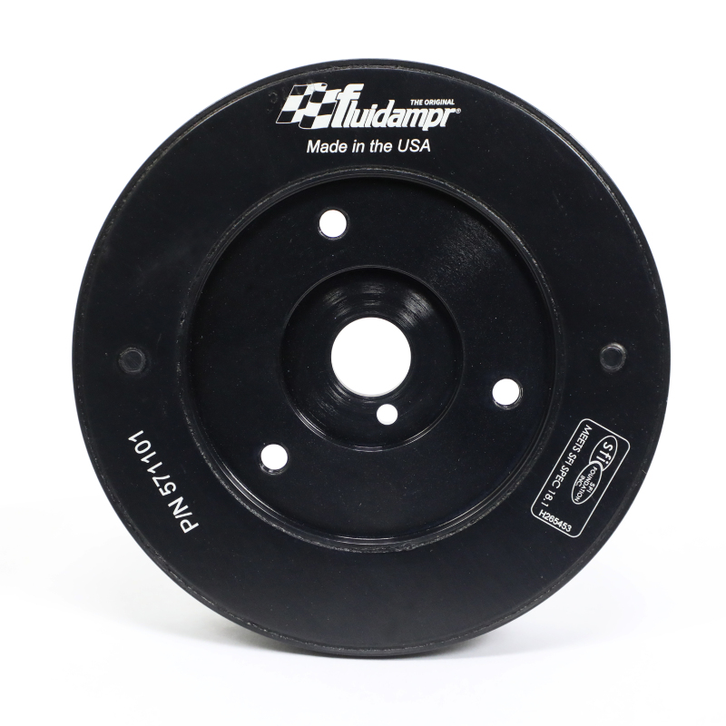 Toyota 4U-GSE Engine Harmonic Balancer - Fluidampr - Fluidampr Steel Internally Balanced - Black Zinc - `13-`20