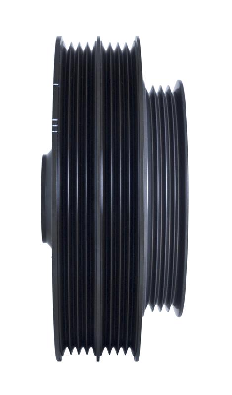 Acura B Series Engine Harmonic Balancer - Fluidampr - Internally Balanced Damper - Black - `90-`01