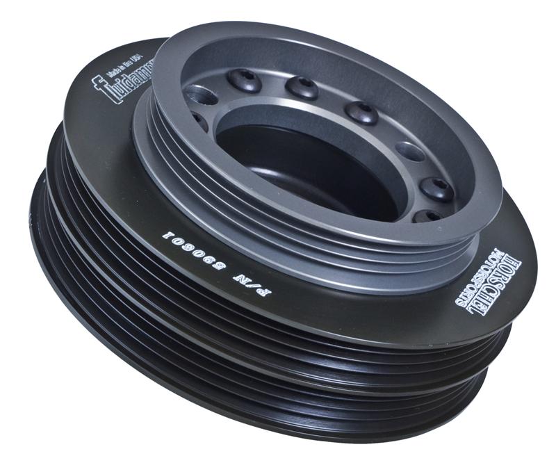 Acura B Series Engine Harmonic Balancer - Fluidampr - Internally Balanced Damper - Black - `90-`01