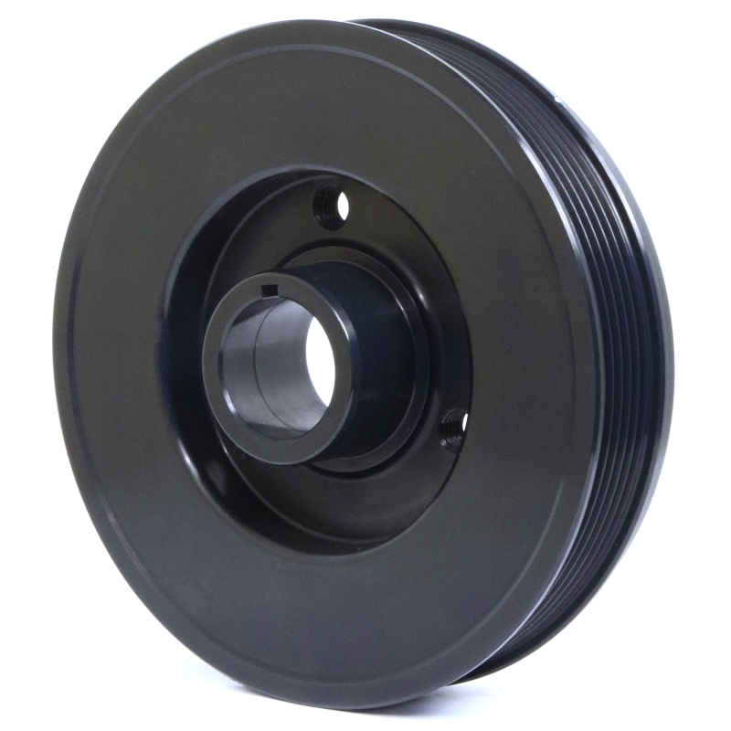 Ford Barra Crankshaft Damper - Fluidampr - Internally Balanced, 10% Underdrive - Black Zinc - `02-`16