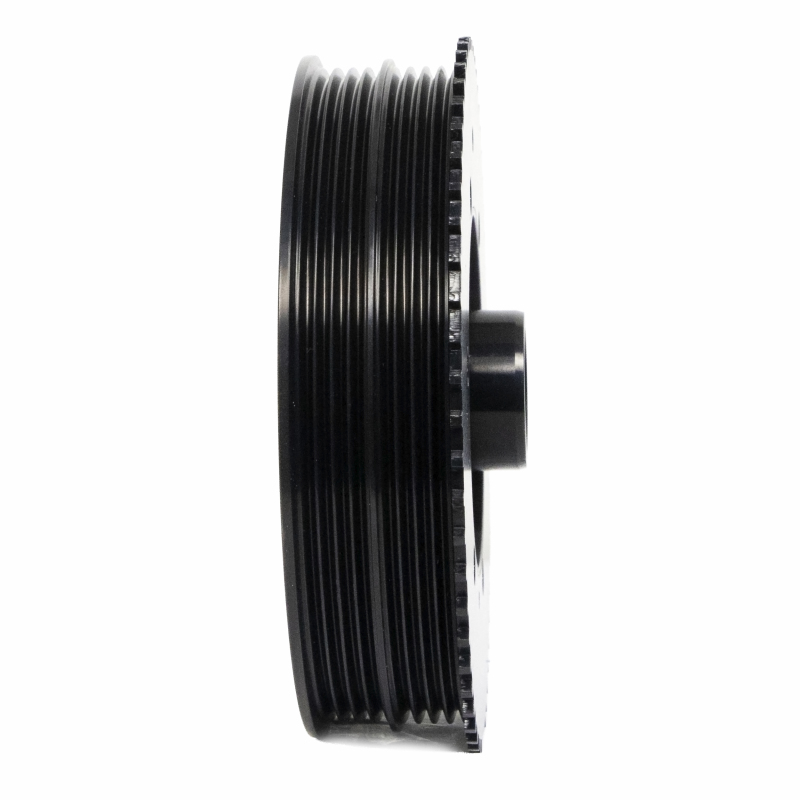 Ford Mustang Crankshaft Damper - Fluidampr - Internally Balanced, Harmonic Balancer - Black Zinc Chromate - `15-`23