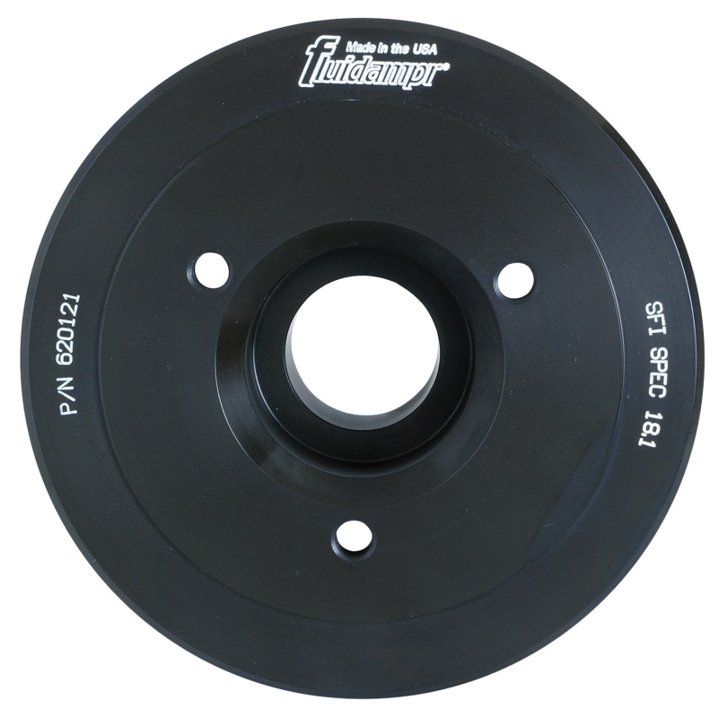 Chevrolet Camaro Engine Harmonic Balancer - Fluidampr - Steel Internally Balanced - Black - `98-`06