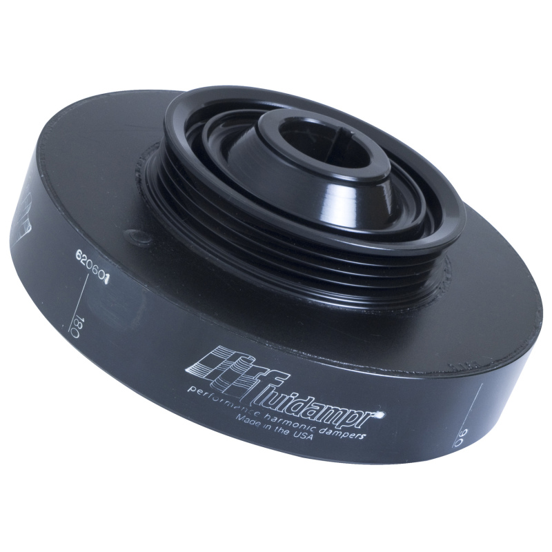 Acura All B Series Engine Harmonic Balancer - Fluidampr - 35% Underdrive Atl Pulley, Steel Internally Balanced - Black - `90-`01