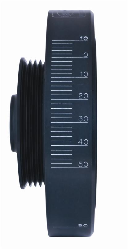 Honda All B Series Engine Harmonic Balancer - Fluidampr - 35% Underdrive Atl Pulley, Steel Internally Balanced - Black - `90-`01