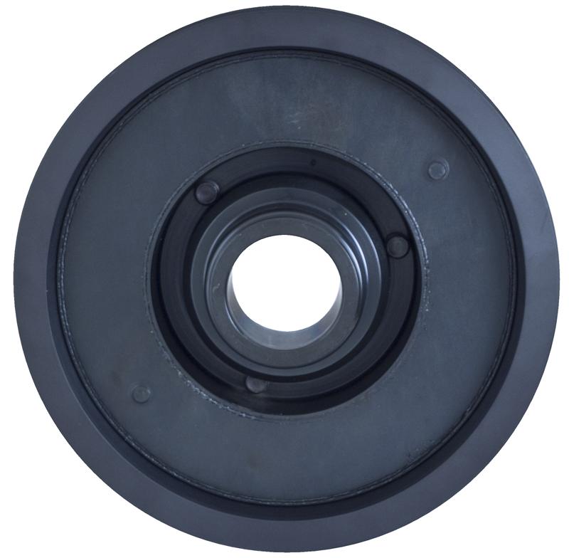 Cadillac CTSV Engine Harmonic Balancer - Fluidampr - Fluidampr - Steel - Internally Balanced - Black Zinc Chromate - `04-`07