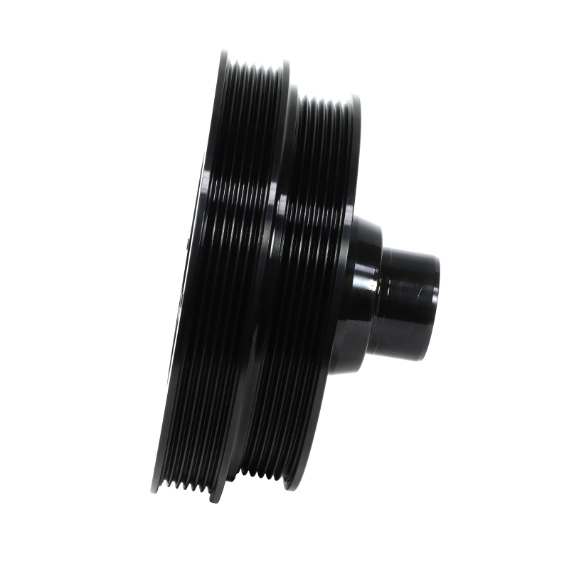 Ford E-Series Engine Harmonic Balancer - Fluidampr - Steel Internally Balanced - Black - `21-`27