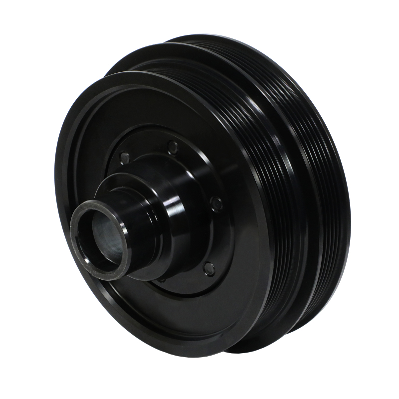 Ford E-Series Engine Harmonic Balancer - Fluidampr - Steel Internally Balanced - Black - `21-`27