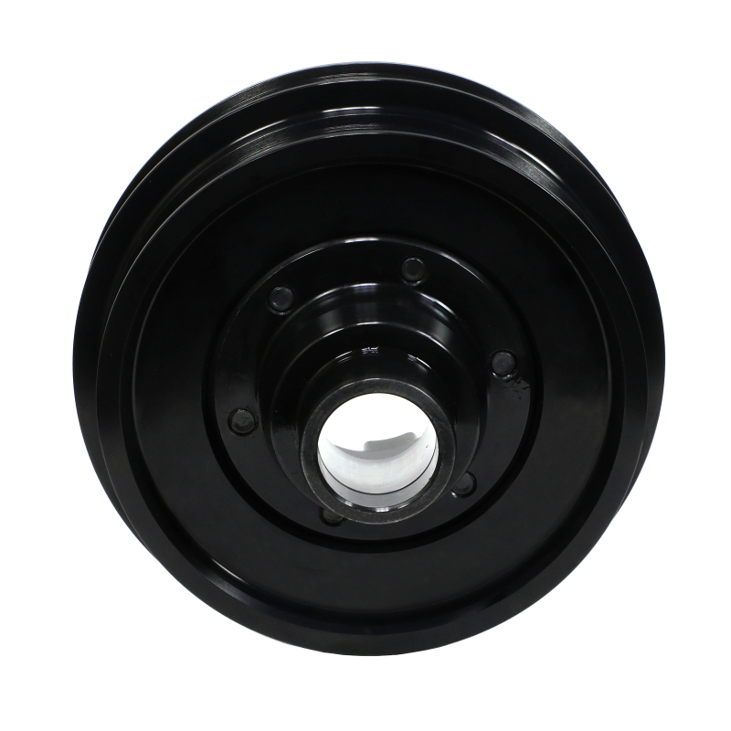 Ford E-Series Engine Harmonic Balancer - Fluidampr - Steel Internally Balanced - Black - `21-`27