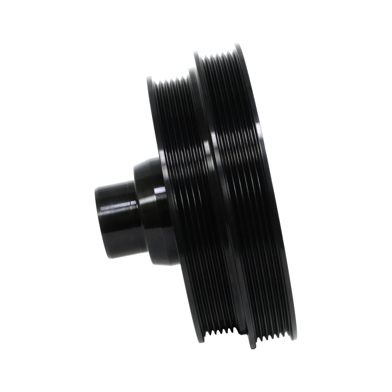 Ford E-Series Engine Harmonic Balancer - Fluidampr - Steel Internally Balanced - Black - `21-`27