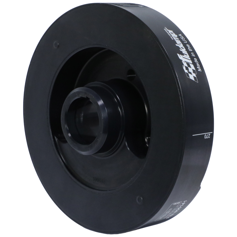 Chevrolet Pickup Harmonic Balancer - Fluidampr - Steel Externally Balanced - Black - `94-`00