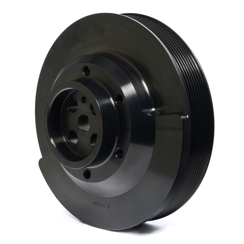 Ford Power Stroke Engine Harmonic Balancer - Fluidampr - Steel Externally Balanced Damper - Black Zinc - `11-`26