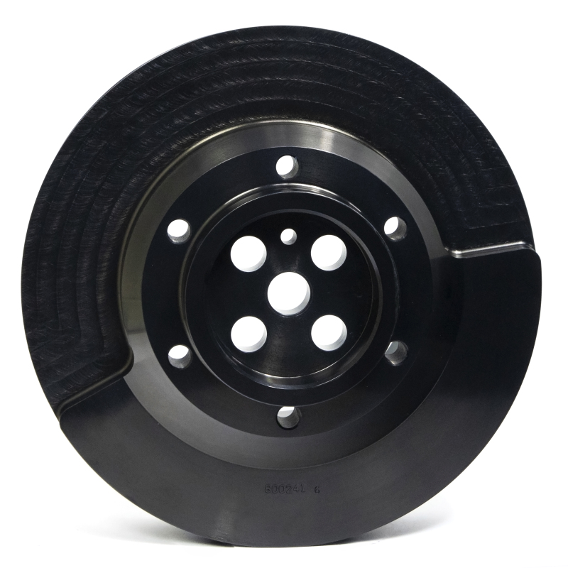 Ford Power Stroke Engine Harmonic Balancer - Fluidampr - Steel Externally Balanced Damper - Black Zinc - `11-`26