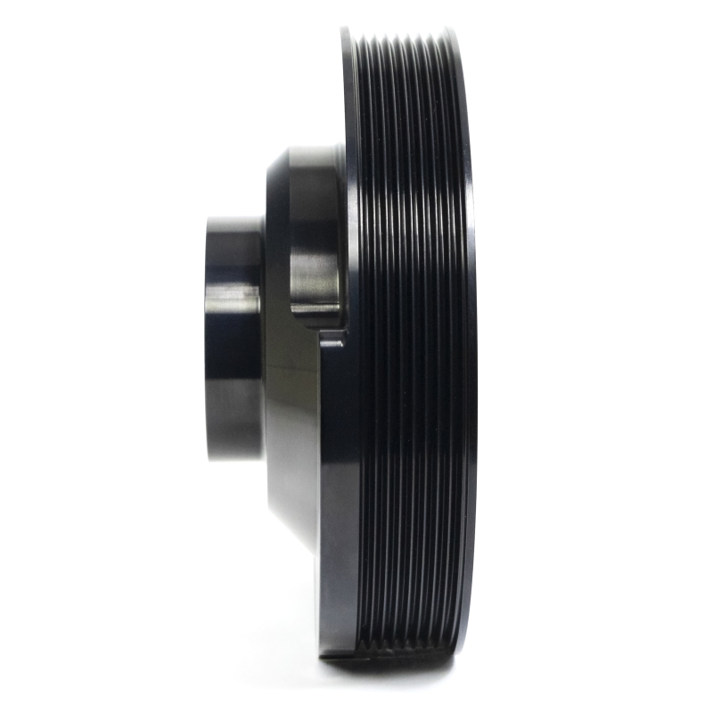 Ford Power Stroke Engine Harmonic Balancer - Fluidampr - Steel Externally Balanced Damper - Black Zinc - `11-`26