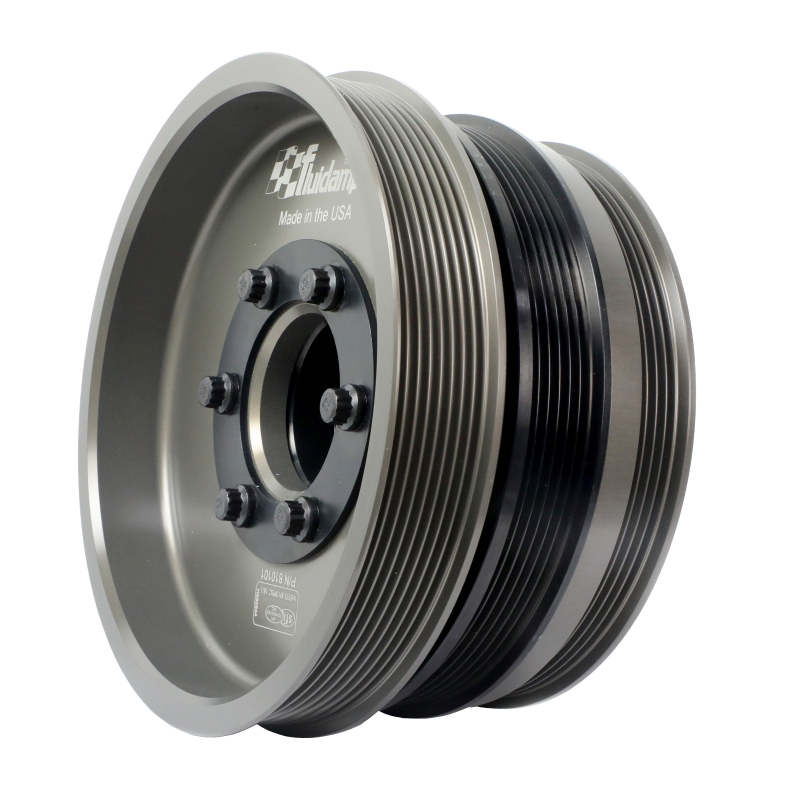 Chevrolet Camaro Harmonic Balancer - Fluidampr - Performance Damper - Black - `12-`15