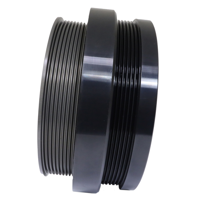 Chevrolet Duramax L5P Crankshaft Damper - Fluidampr - Fluidampr Externally Balanced - Black - `20-`27