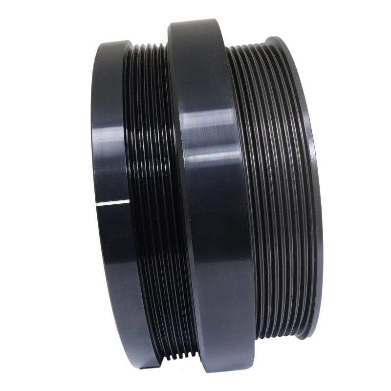 Chevrolet Duramax L5P Crankshaft Damper - Fluidampr - Fluidampr Externally Balanced - Black - `20-`27