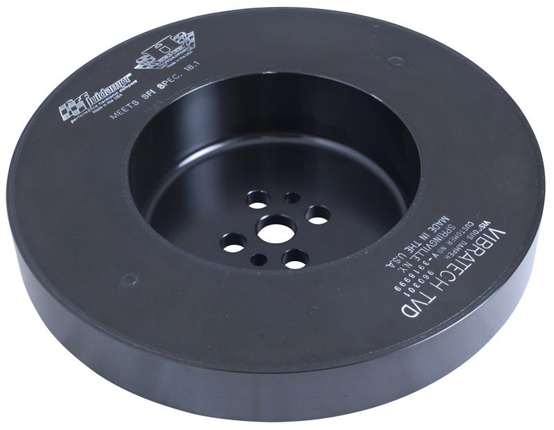 Dodge Cummins Engine Harmonic Balancer - Fluidampr - Steel Internally Balanced - Black - `98-`02