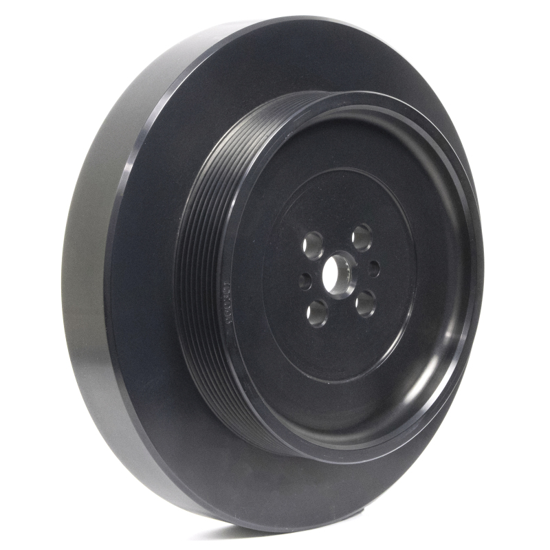 Dodge Cummins Engine Harmonic Balancer - Fluidampr - Steel Internally Balanced - Black - `98-`02