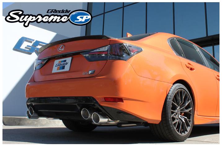 Lexus GS-F Performance Exhaust - GReddy - Supreme SP Axle-Back w/ Quad Offset Tips - `15-`27