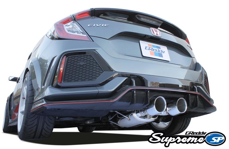 Honda Civic Type-R FK8 Performance Exhaust - GReddy - Supreme SP Cat Back - `17-`27