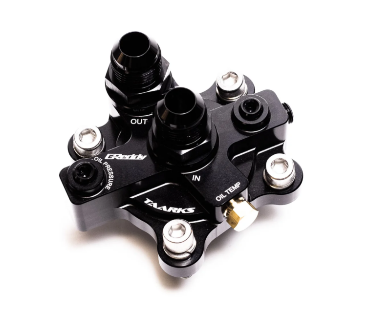 Nissan Skyline GT-R Oil Block Adapter - GReddy - GPP X Taarks - `89-`02
