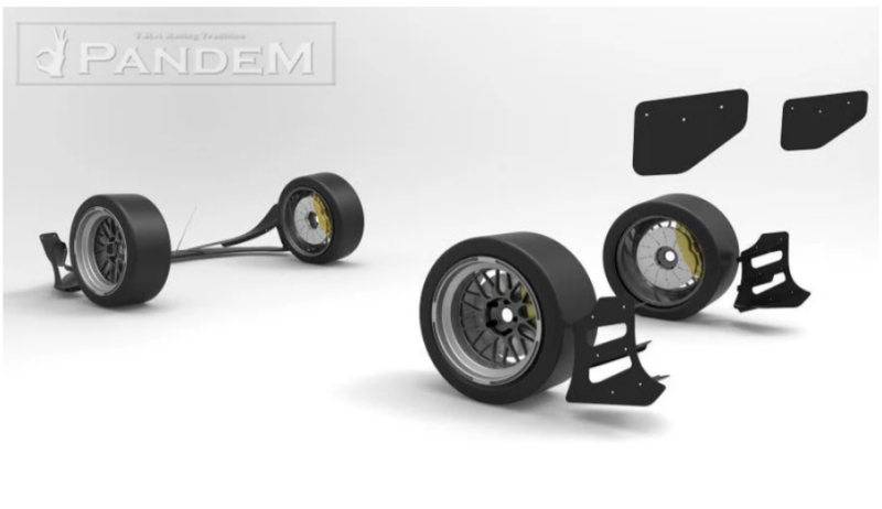 Scion FR-S Rear Fender Trim - GReddy - Pandem Wide Body V3.5 - `12-`27