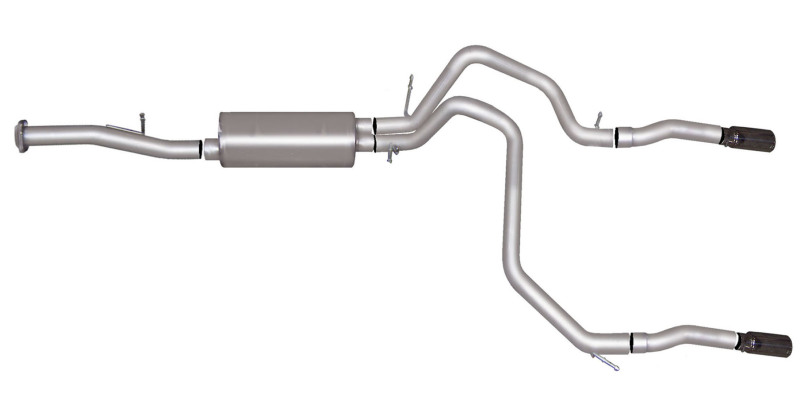 Chevrolet Avalanche Performance Exhaust - Rear - Gibson - Cat Back Dual Split - `07-`12 Chevrolet Avalanche Performance Exhaust - Rear - Gibson - Cat Back Dual Split - `07-`12