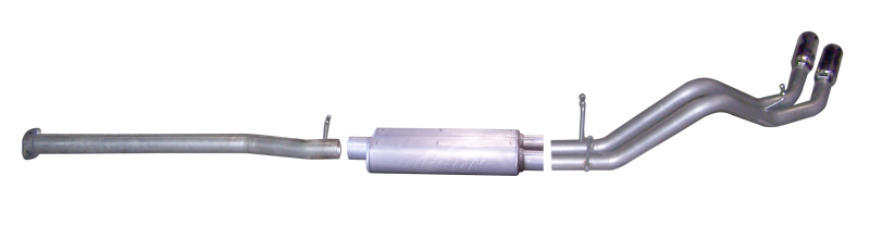 Chevrolet Silverado 1500 Performance Exhaust - Dual Exit - Gibson - Cat Back Dual Sport - `07-`09 Chevrolet Silverado 1500 Performance Exhaust - Dual Exit - Gibson - Cat Back Dual Sport - `07-`09