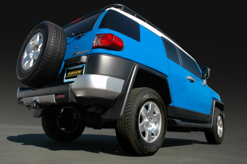 Toyota FJ Cruiser Performance Exhaust - Rear - Gibson - Cat Back, Single Rear Exit, Stainless - `07-`14