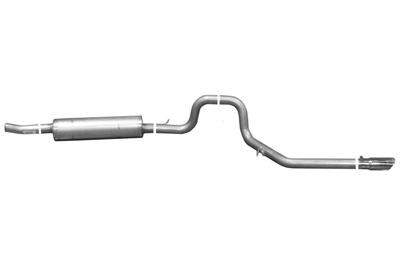 Ford Explorer Performance Exhaust - Rear - Gibson - Cat Back, Single Rear Exit, Polished Stainless Tip, Superflow CFT Muffler - Stainless - `02-`05 Ford Explorer Performance Exhaust - Rear - Gibson - Cat Back, Single Rear Exit, Polished Stainless Tip, Superflow CFT Muffler - Stainless - `02-`05