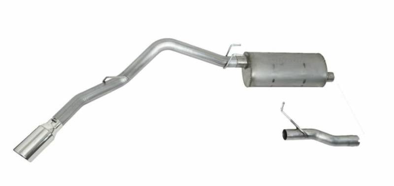 Ford F350 Super Duty Performance Exhaust - Single Rear Exit - Gibson - Cat Back - Stainless - `19-`20