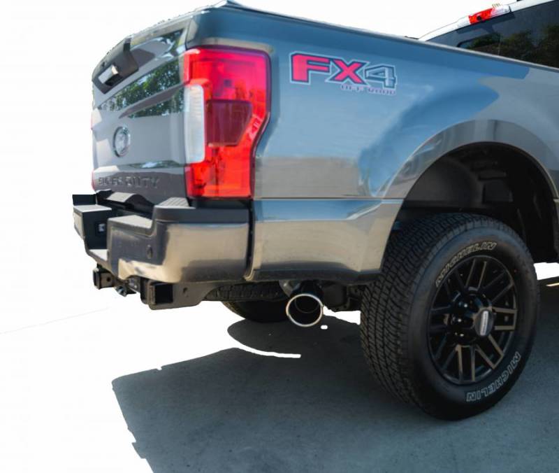 Ford F350 Super Duty Performance Exhaust - Single Rear Exit - Gibson - Cat Back - Stainless - `19-`20