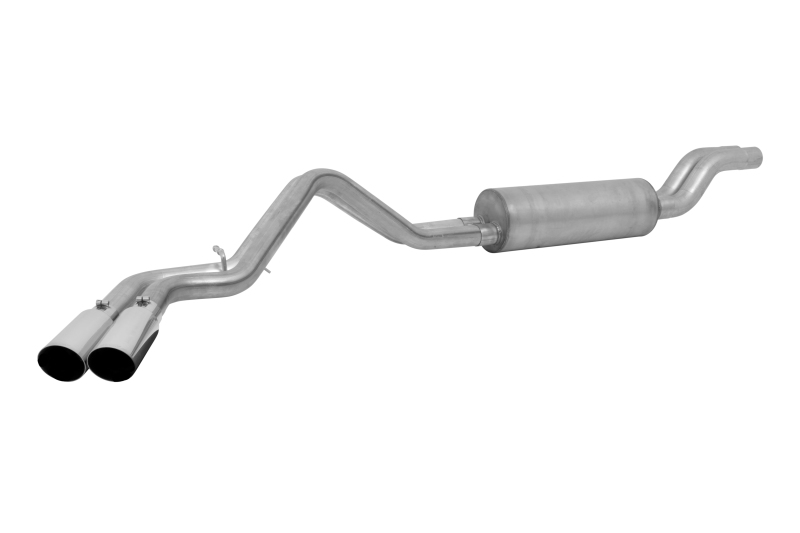 Chevrolet Silverado Performance Exhaust - Dual Sport - Gibson - Cat Back - Polished Stainless - `02-`05 Chevrolet Silverado Performance Exhaust - Dual Sport - Gibson - Cat Back - Polished Stainless - `02-`05