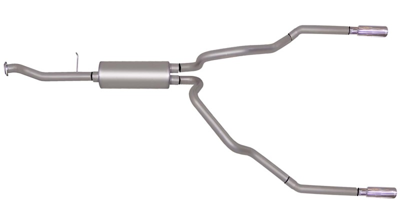 Chevrolet Silverado 1500 Performance Exhaust - Dual Split - Gibson - Cat Back - Stainless - `99-`05 Chevrolet Silverado 1500 Performance Exhaust - Dual Split - Gibson - Cat Back - Stainless - `99-`05