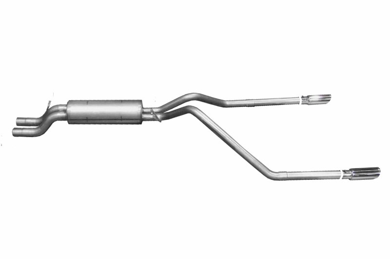 Chevrolet Silverado 2500 HD Performance Exhaust - Dual Split - Gibson - Cat Back - Stainless - `01-`05 Chevrolet Silverado 2500 HD Performance Exhaust - Dual Split - Gibson - Cat Back - Stainless - `01-`05