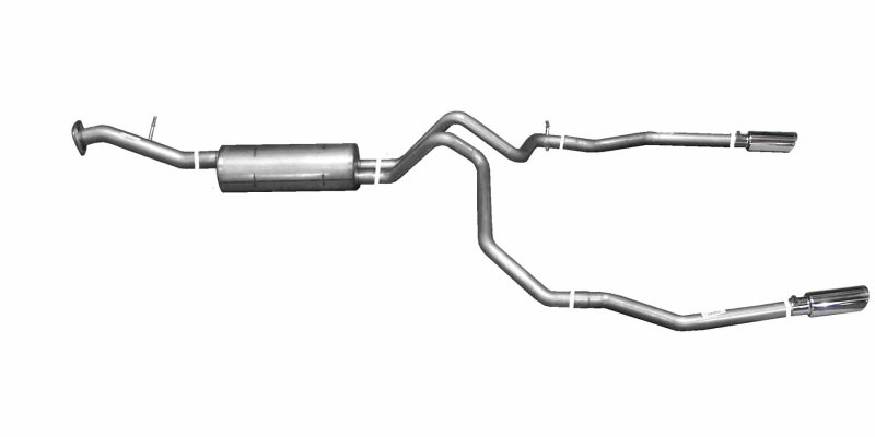 Chevrolet Tahoe Performance Exhaust - Rear - Gibson - Cat-Back Dual Split - Stainless - `00-`01 Chevrolet Tahoe Performance Exhaust - Rear - Gibson - Cat-Back Dual Split - Stainless - `00-`01
