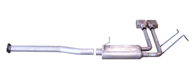Chevrolet Silverado 1500 Performance Exhaust - Gibson - Cat-Back Super Truck - Stainless - `08-`09 Chevrolet Silverado 1500 Performance Exhaust - Gibson - Cat-Back Super Truck - Stainless - `08-`09
