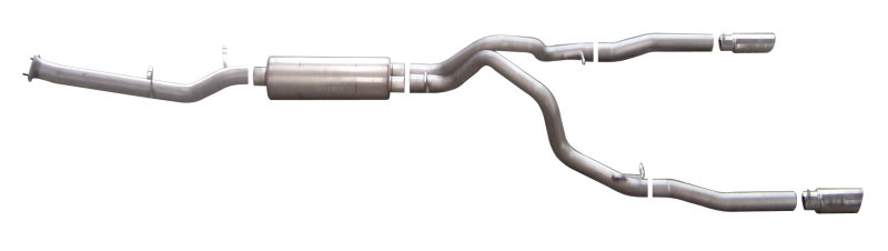 Chevrolet Silverado 2500 HD Performance Exhaust - Gibson - Cat Back Dual Split - Stainless - `07-`10 Chevrolet Silverado 2500 HD Performance Exhaust - Gibson - Cat Back Dual Split - Stainless - `07-`10