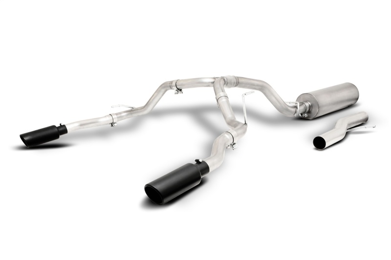 Chevrolet Suburban Performance Exhaust - Dual Split - Gibson - Cat-Back Black Elite - Black - `21-`22 Chevrolet Suburban Performance Exhaust - Dual Split - Gibson - Cat-Back Black Elite - Black - `21-`22